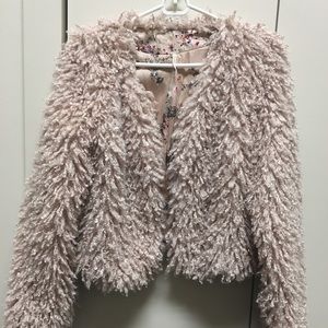 Faux fur Free People Jacket